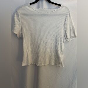 Shein fitted short sleeve shirt